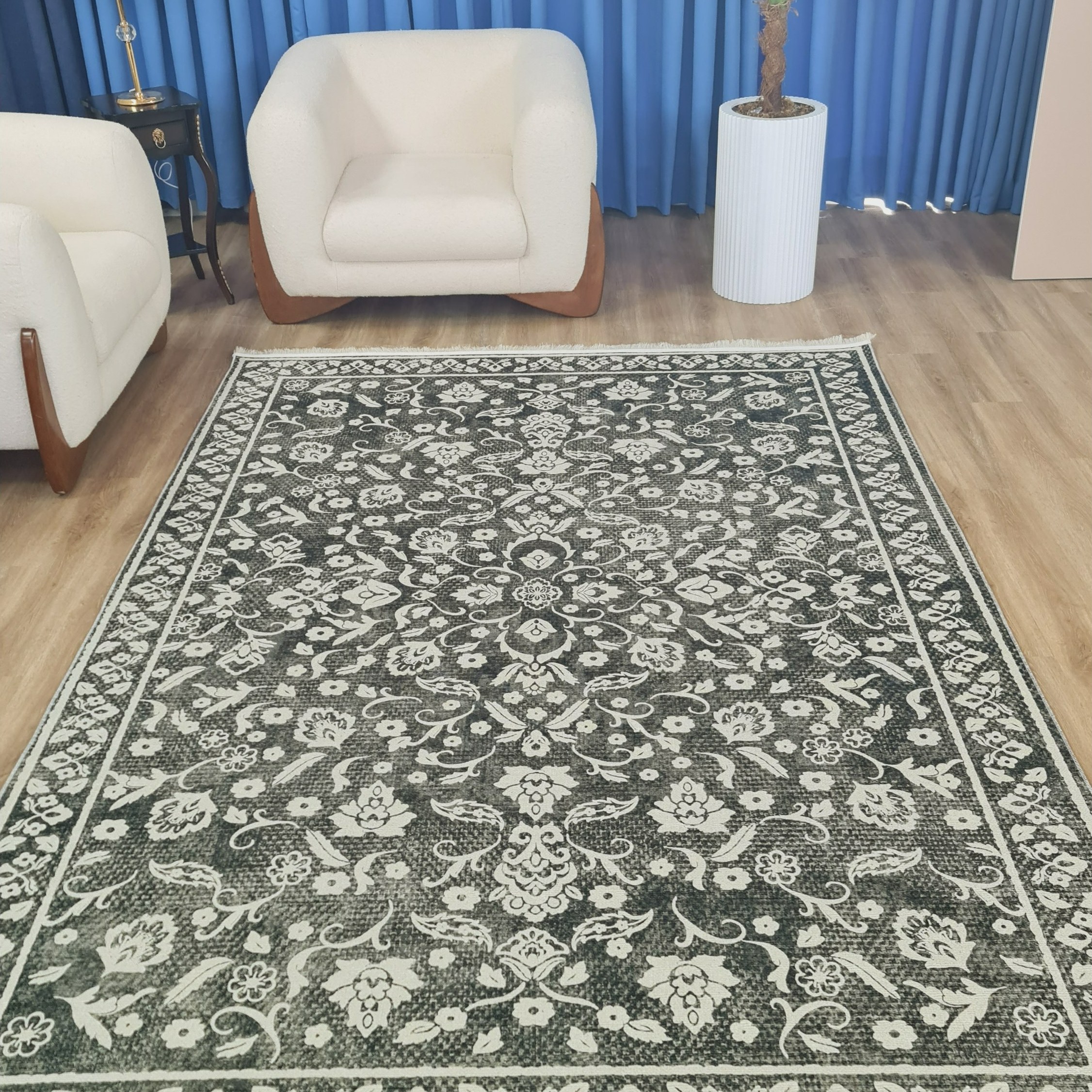 فرشینه مدرن مخمل استُپ دار (ابعاد دلخواه) تولیدمیشهu487(پس کرایه)