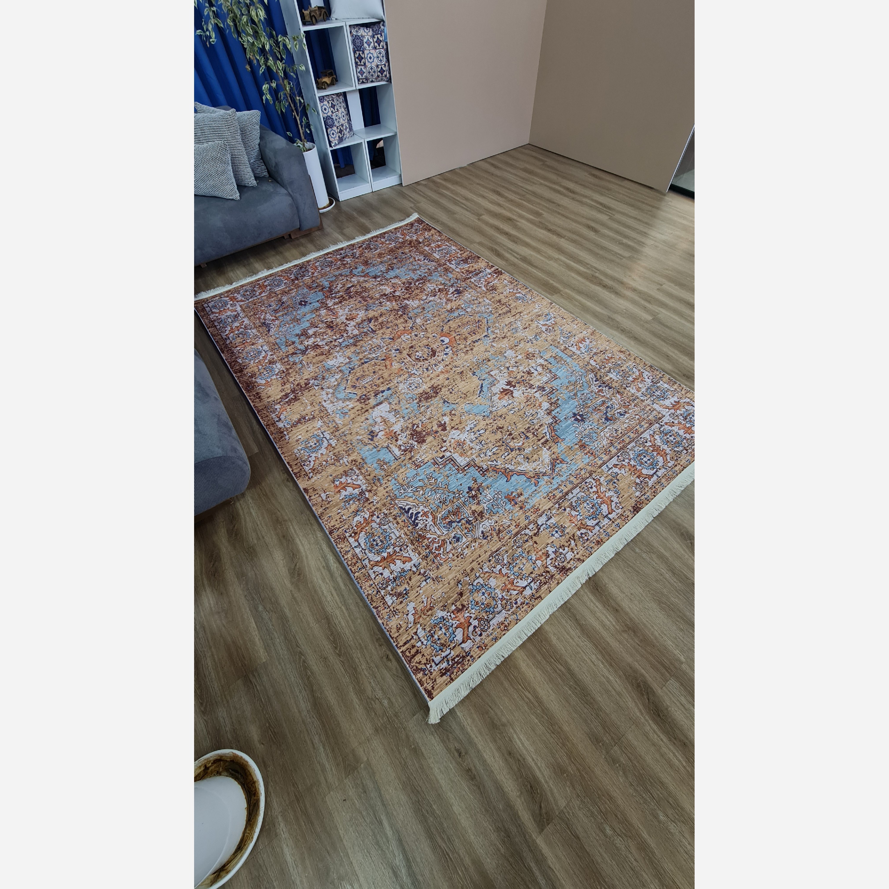فرشینه مُدرن مخمل استُپ دار (ابعاد دلخواه) تولیدمیشهm106(پس کرایه)