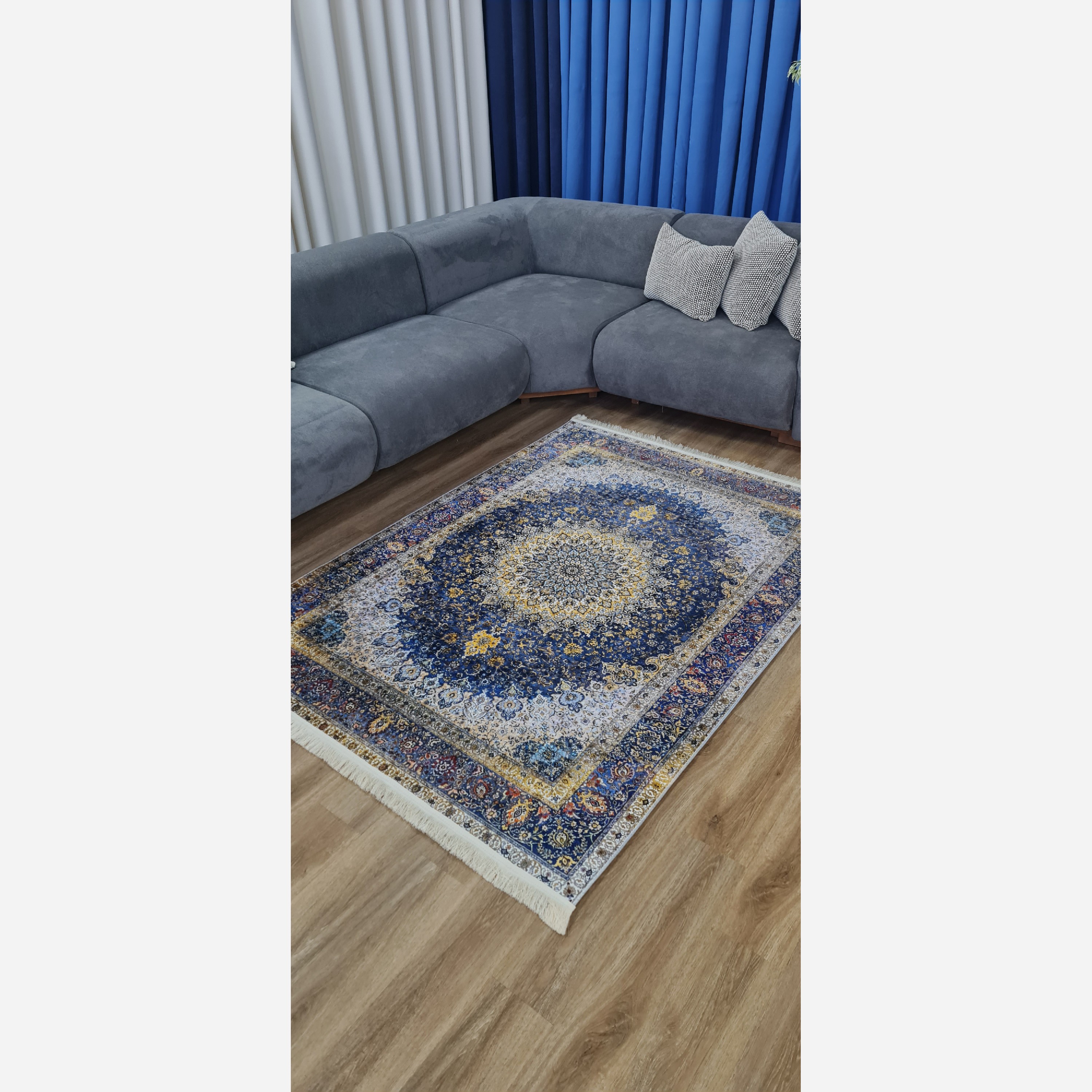 فرشینه مُدرن جنس مخمل ترک ابعاد دِلخواه تولید میشه استُپ دار(پس کرایه)