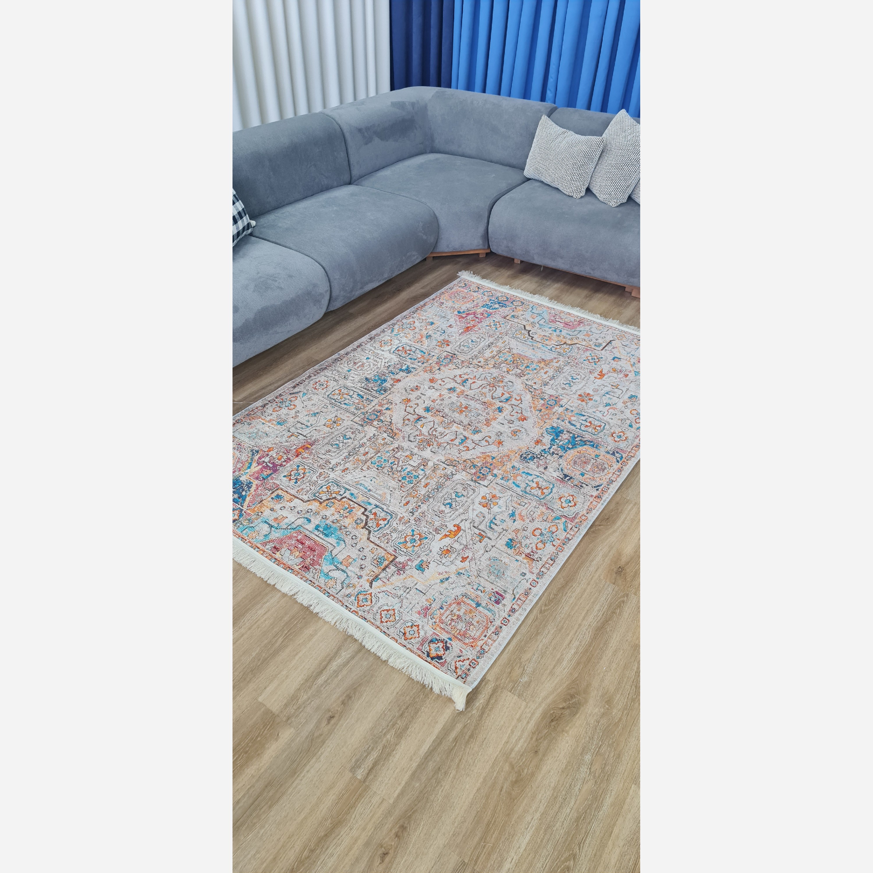 فرشینه فانتزی جنس مخمل تُرک تولید ابعاد دلخواه استُپ دار(پس کرایه)