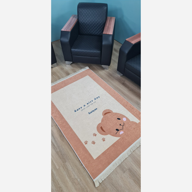 فرشینه کودک مخمل هازان ترک استُپ دار(ابعاد سفارشی)(پس کرایه)