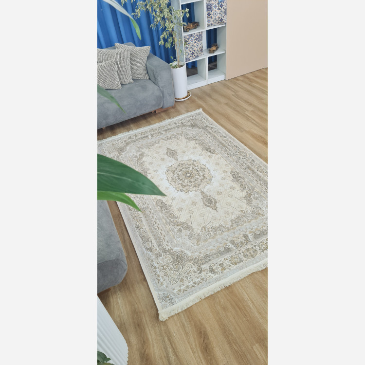 فرشینه نسکافه ای مدرن جنس مخمل تُرک ابعاد دلخواه استُپ دار(پس کرایه)