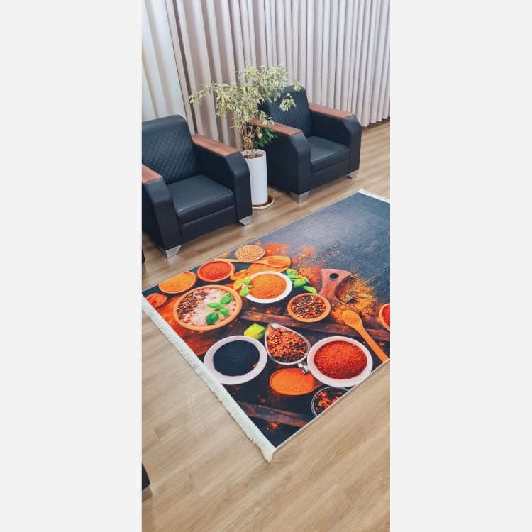 فرشینه اشپزخانه مخمل هازان ترک استُپ دار ابعاد دلخواه (پس کرایه)
