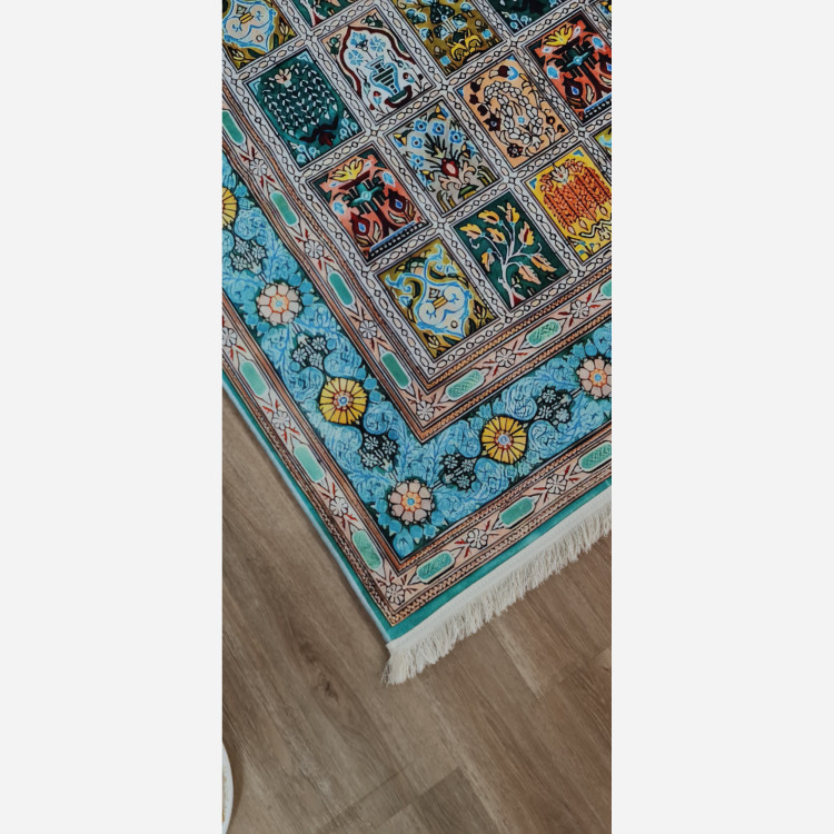 فرش مخمل طرح سنتی استُپ دار (ابعاد سفارشی) تولید میشه(پس کرایه)