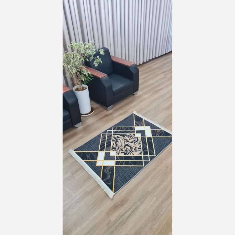فرشینه مخمل مدرن استُپ دار (ابعاد سفارشی) (پس کرایه)