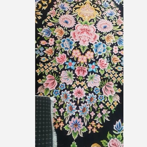 فرش مخمل مدرن طرح ابریشمی استُپ دار (ابعاد سفارشی) a007 (پس کرایه)