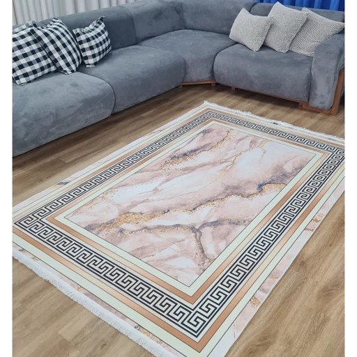 فرشینه مخمل ماربل مدرن استُپ دار (ابعاد سفارشی)  (پس کرایه)