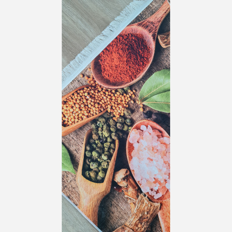 فرشینه اشپزخانه مخمل هازان تُرک استُپ دار ضدلغزش درابعاد دلخواه k151 (پس کرایه)