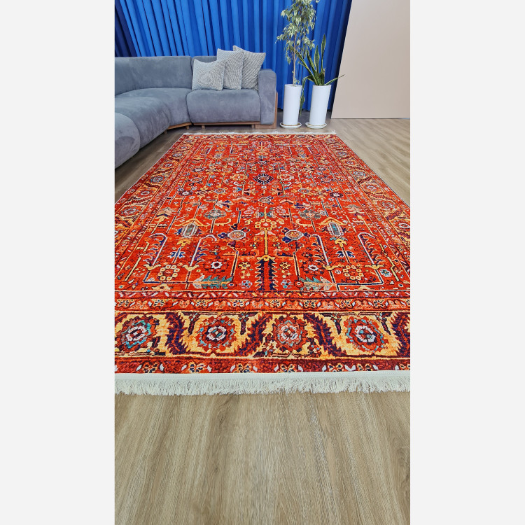 فرش سنتی لاکی جنس مخمل استُپ دار ( ضد سُر ) (پس کرایه)