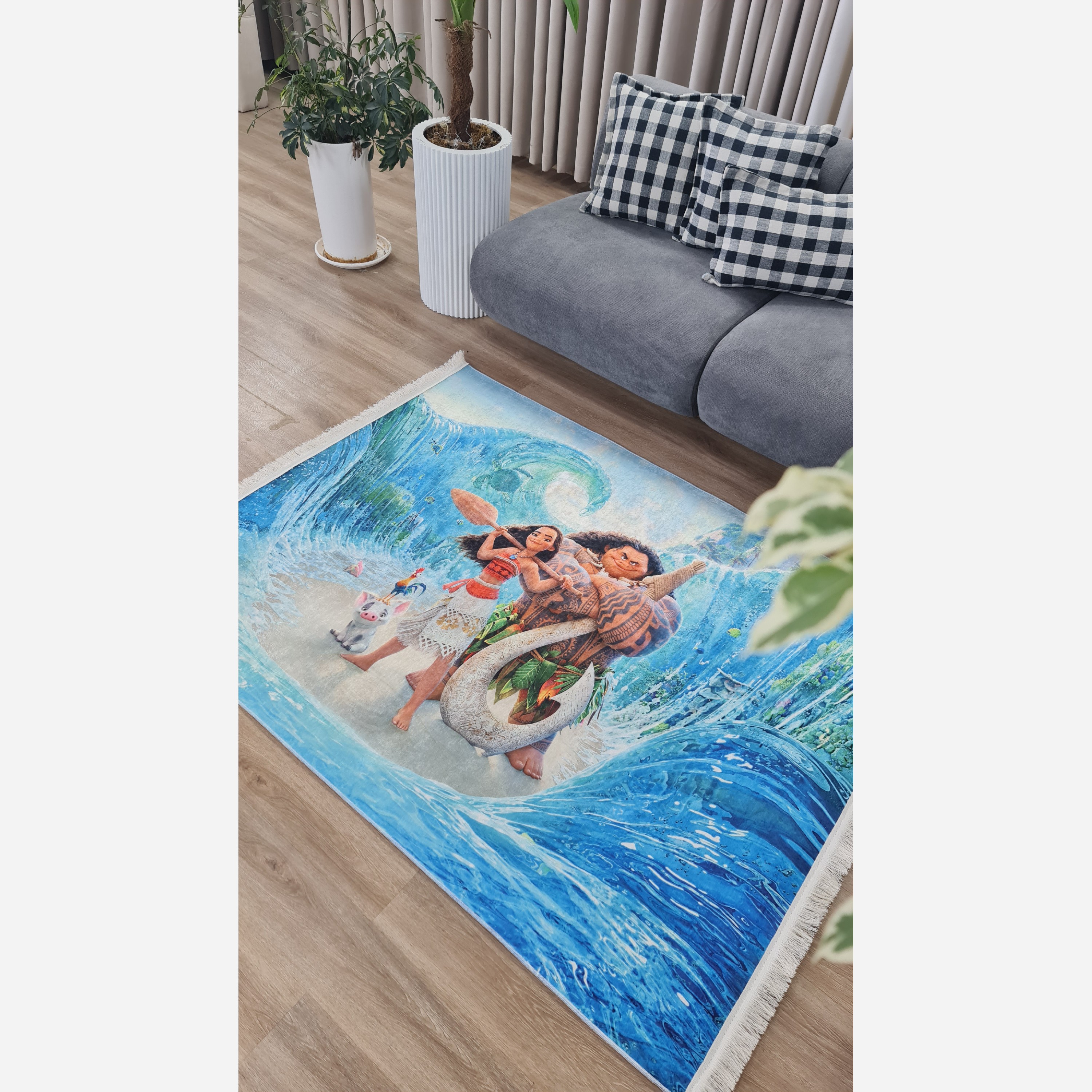 فرش کودک،دنیای رنگارنگ و شاد برای اتاق دلبندتان استُپ دار (ابعاد سفارشی) (پس کرایه)