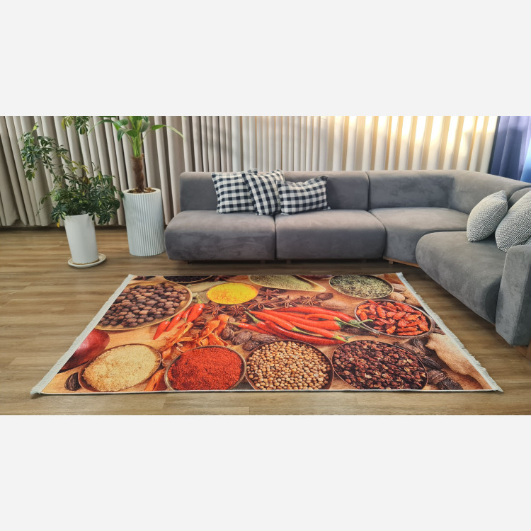 فرش اشپزخانه مخمل استُپ دار (اصلا لیز نمیخوره) o43 (پس کرایه)