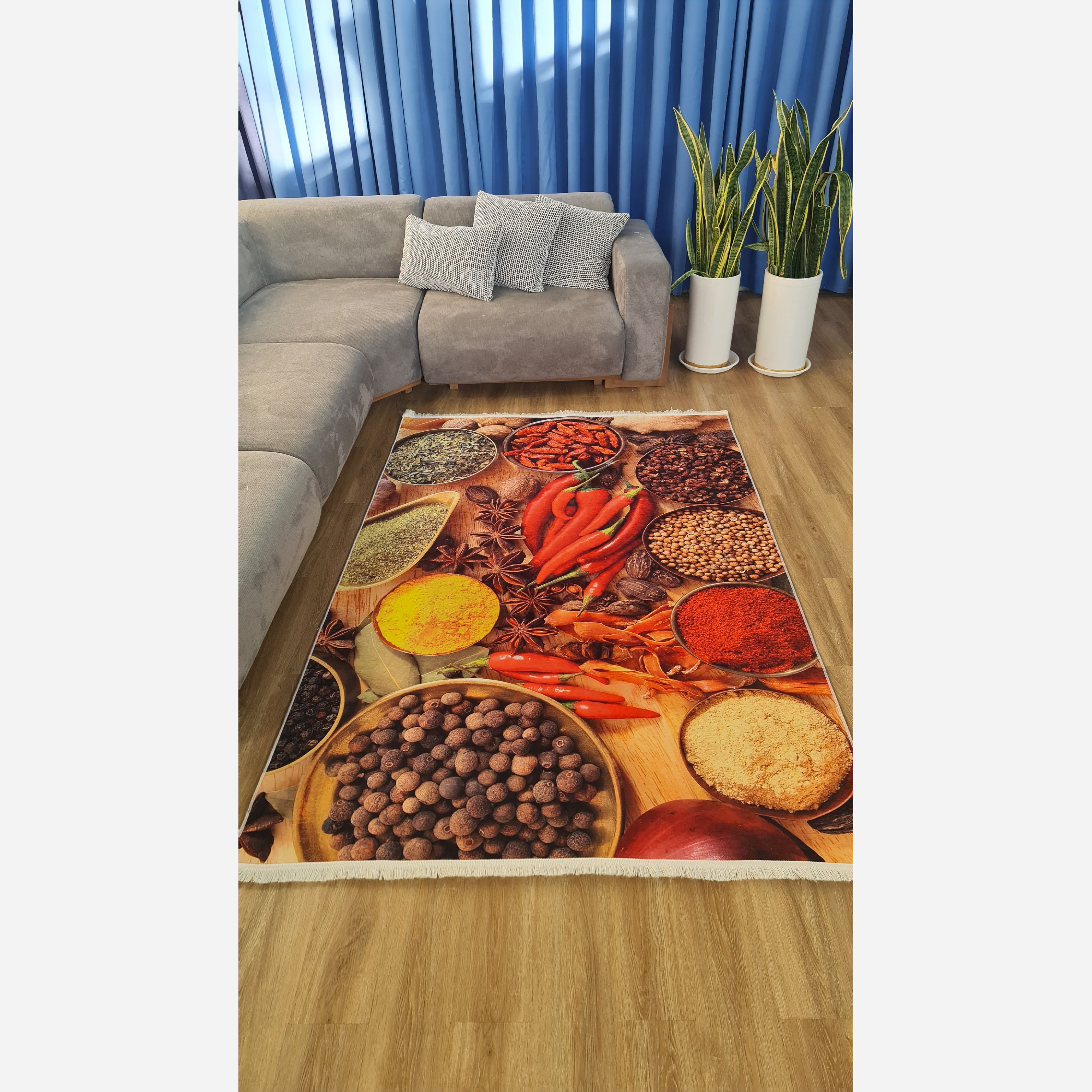 فرش اشپزخانه مخمل استُپ دار (اصلا لیز نمیخوره) o43 (پس کرایه)