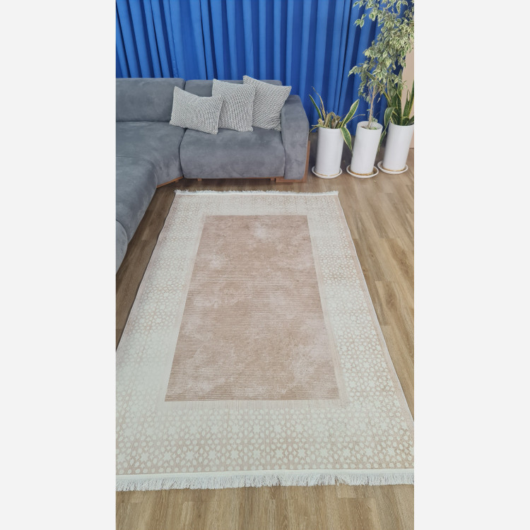 فرش مدرن استُپ دار (اصلا لیز نمیخوره) رویه مخمل هازان ترک (پس کرایه)