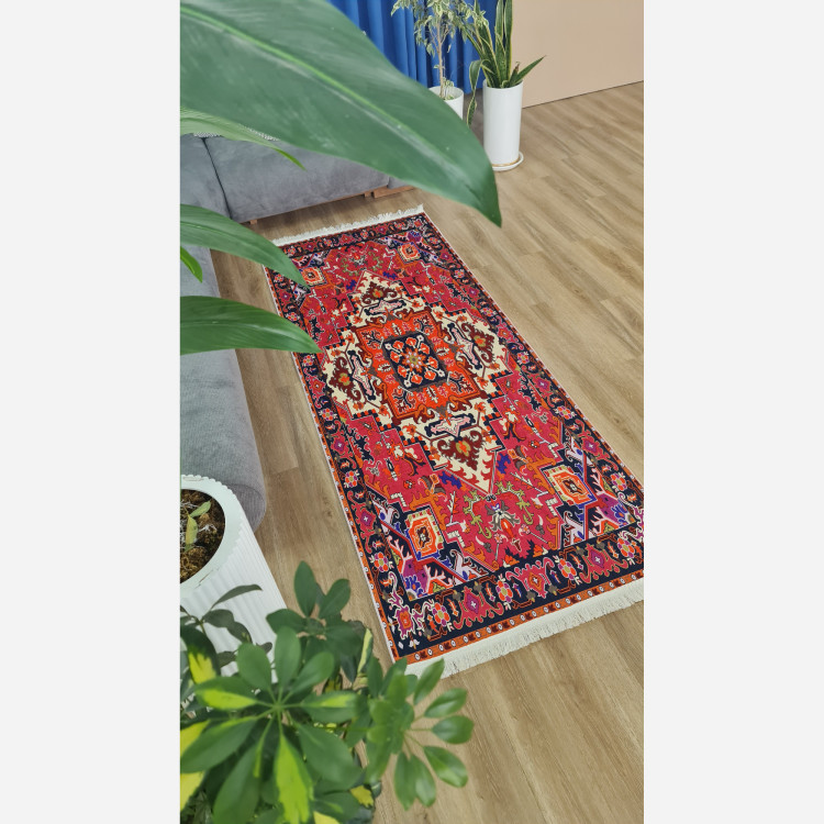 فرشینه مخمل راهرویی زیره استُپ دار (اصلا لیز نمیخوره) 124357 (پس کرایه)