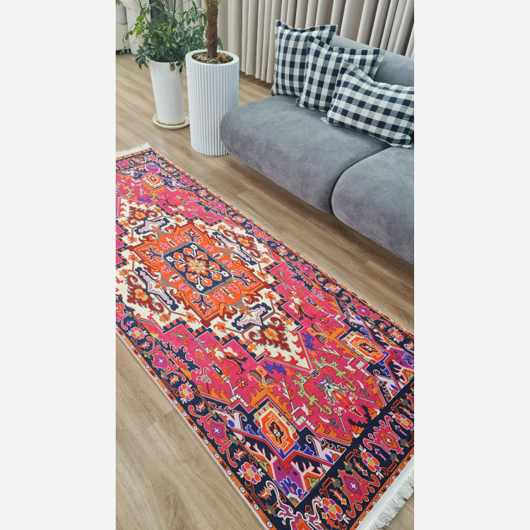 فرشینه مخمل راهرویی زیره استُپ دار (اصلا لیز نمیخوره) 124357 (پس کرایه)