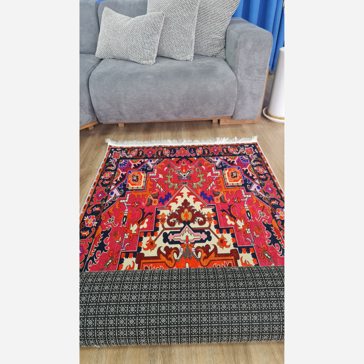 فرشینه مخمل راهرویی زیره استُپ دار (اصلا لیز نمیخوره) 124357 (پس کرایه)