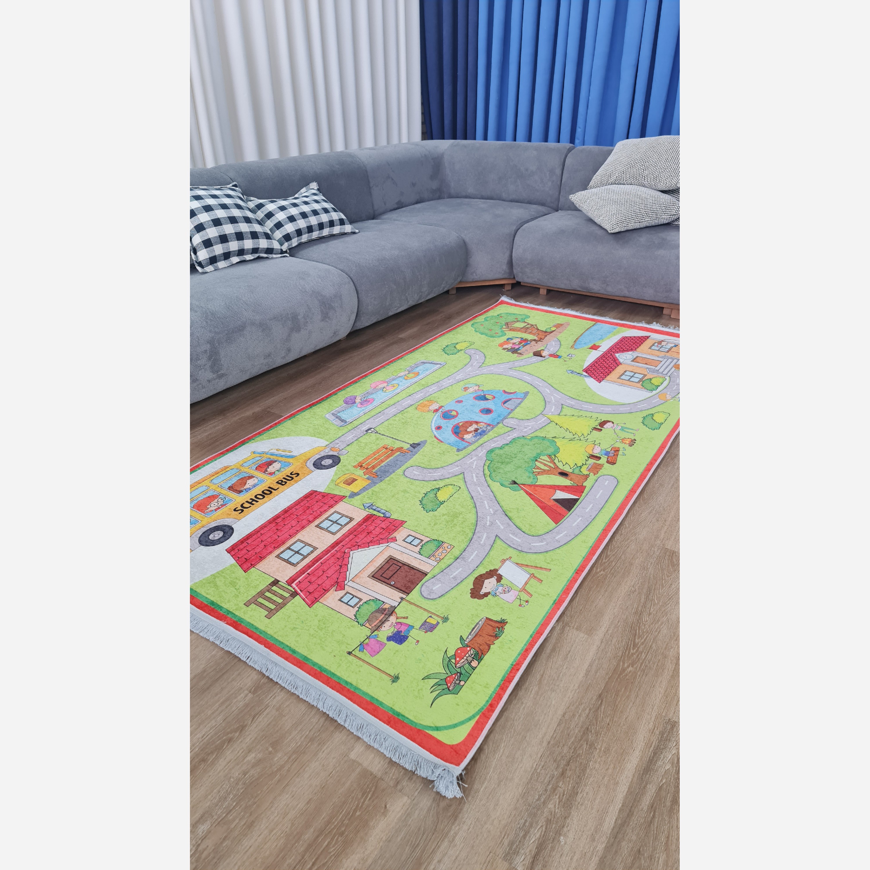 فرشینه مخمل آموزنده شادی و نشاط را به اتاق فرزندتان بیاوریدc207 (پس کرایه)