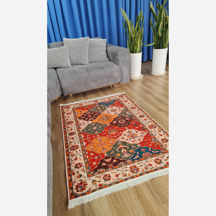فرشینه فانتزی مدرن (مخمل هازان) مناسب دکوراسیون شیک (پس کرایه)