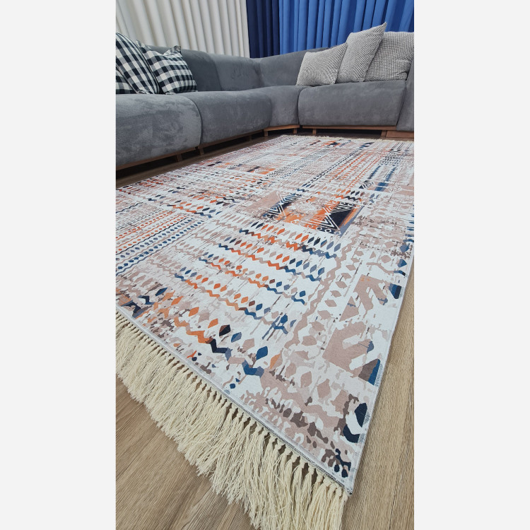 فرشینه فانتزی مدرن با رویه مخمل هازام ترک (پس کرایه)
