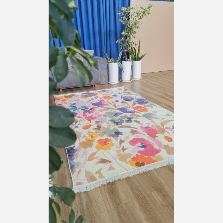 فرشینه مدرن استُپ دار (اصلا لیز نمیخوره)رویه مخمل هازان ترک (پس کرایه)