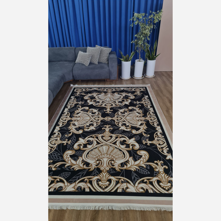 فرشینه مخملی مدرن رویه مخمل هازان ترک 20250420 (پس کرایه)
