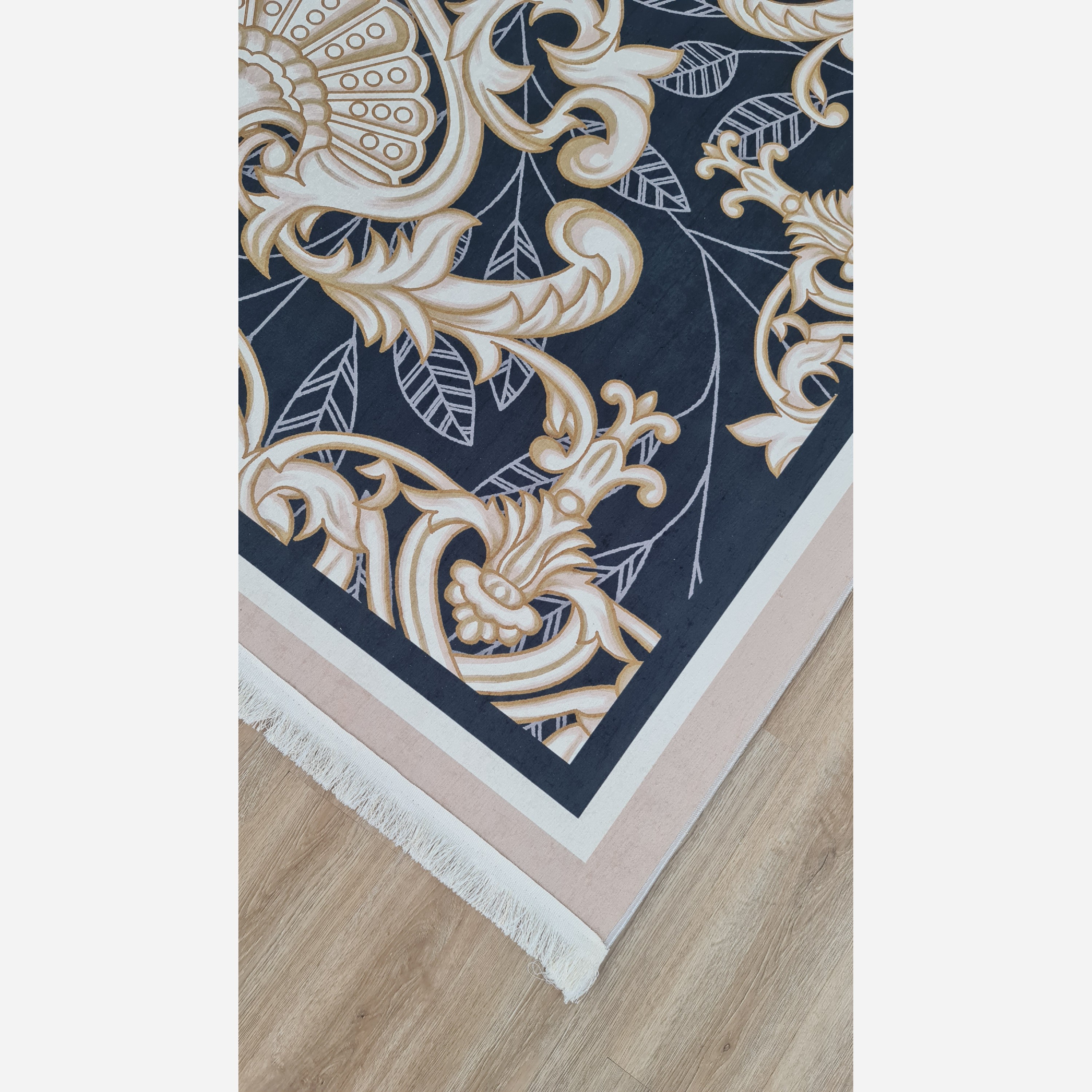 فرشینه مخملی مدرن رویه مخمل هازان ترک 20250420 (پس کرایه)
