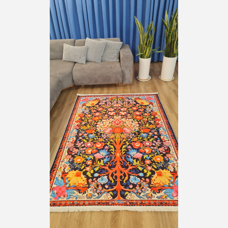 فرشینه مدرن با رویه مخمل هازان کد a048 (پس کرایه)