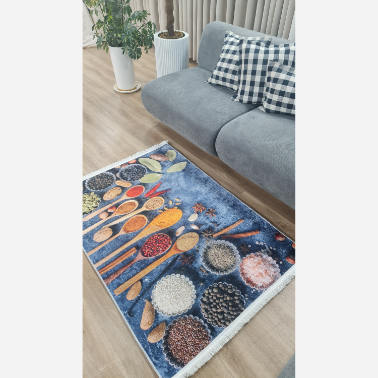فرش اشپزخانه رویه مخمل استُپ دار ( ضد سُر ) (پس کرایه)