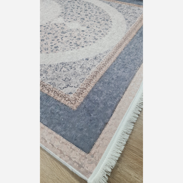 فرشینه مدرن مستطیل رویه مخمل هازان ترک کد 201 (پس کرایه)