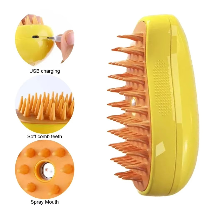 برس بخار سگ و گربه مدل Pet Brush