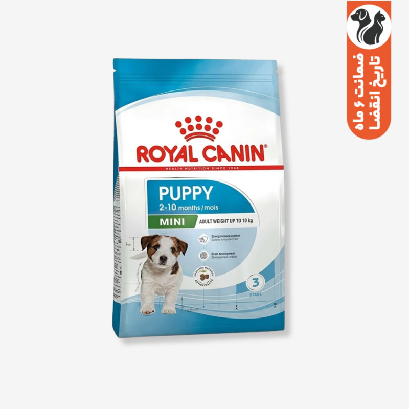غذای خشک توله سگ نژاد کوچک رویال کنین مدل Mini Puppy وزن 2 کیلوگرم