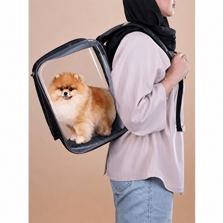 کوله پشتی حمل حیوانات زاریکس مدل پنجره ای دوطرفه