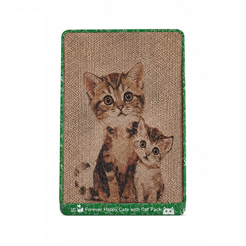 اسکرچر گربه کت پک مدل مقوایی Flat Cardboard Cat Scratcher