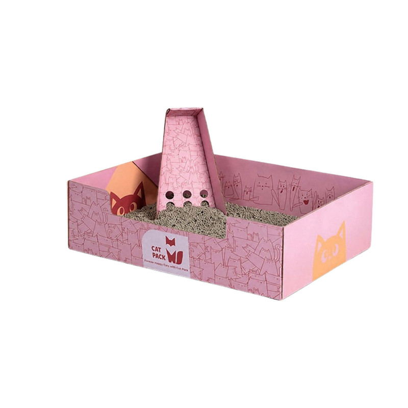 ظرف خاک مسافرتی گربه کت پک مدل Open Cat Litter Tray