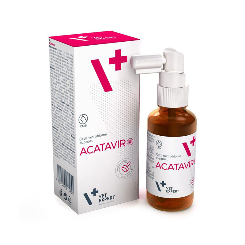 اسپری گربه وت اکسپرت مدل  Acatavir Oral Spray مناسب مراقبت از مخاط دهان حجم 30 میلی‌لیتر