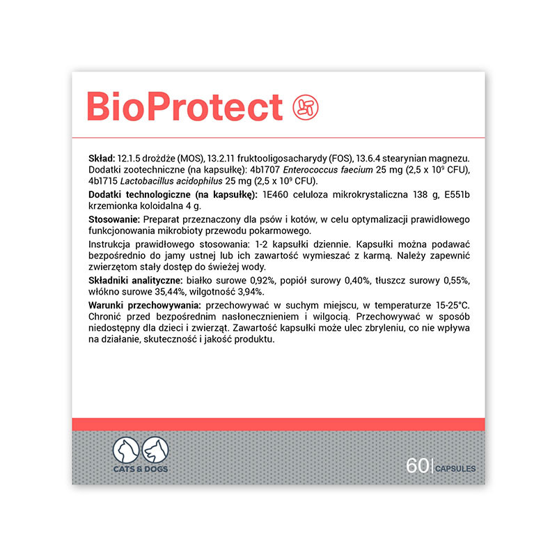 قرص پروبیوتیک سگ و گربه وت اکسپرت مدل BioProtect بسته 60 عددی