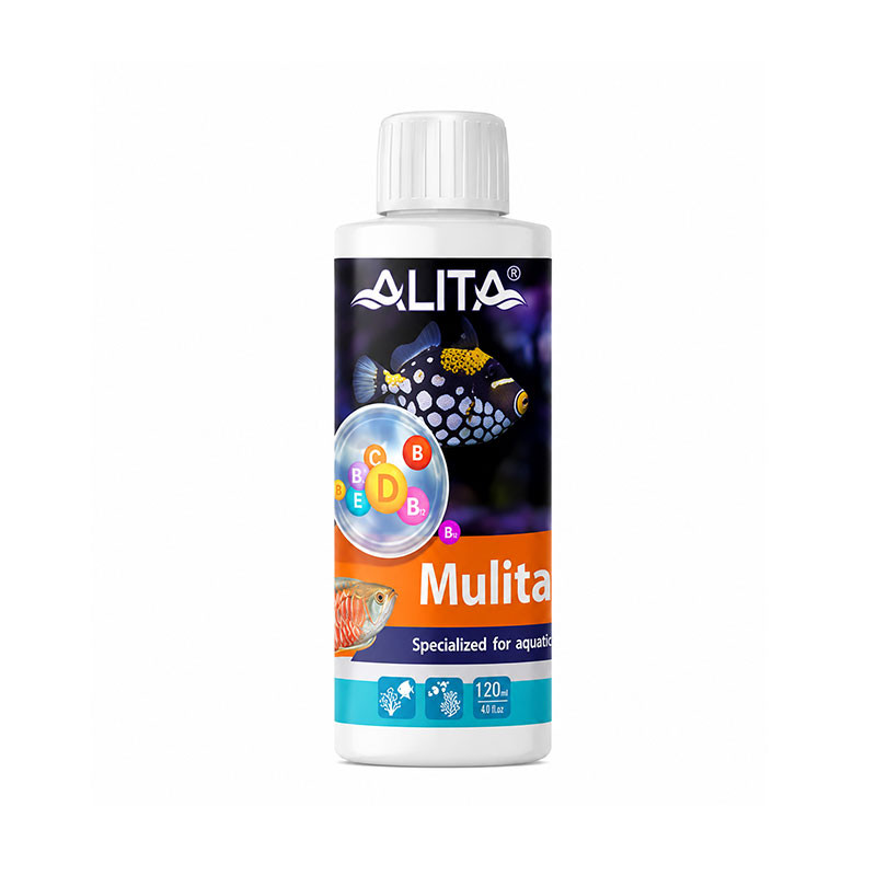 محلول مولتی ویتامین آکواریوم آلیتا مدل Multi Vitamin حجم 120 میلی گرم