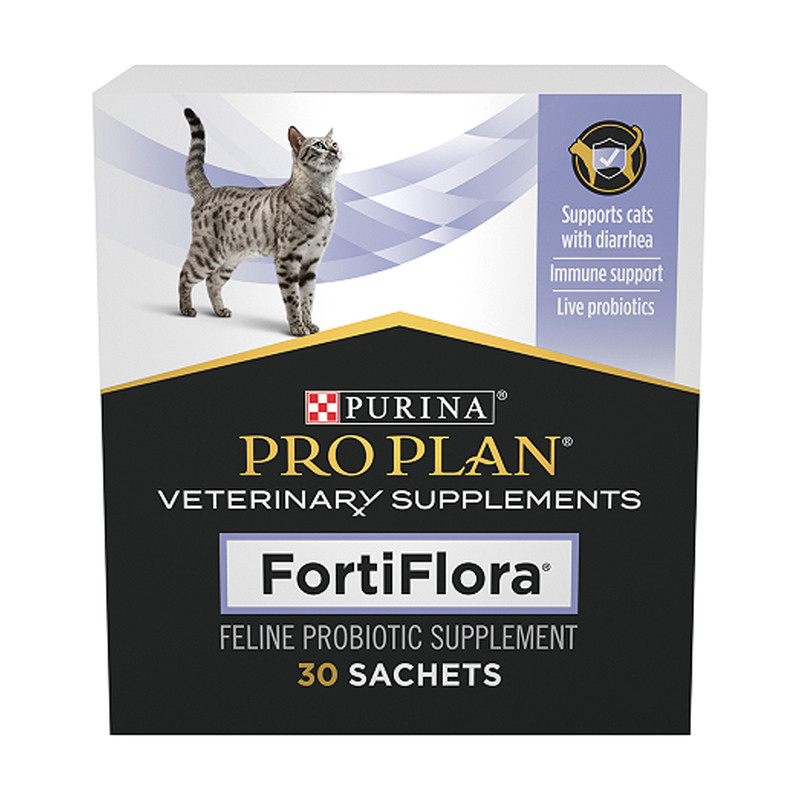 پودر مکمل گربه پروپلن مدل feline probiotic بسته 30 عددی