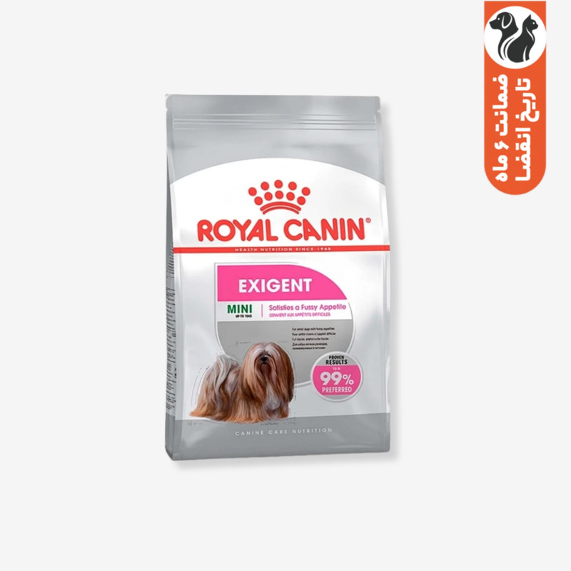 غذای خشک سگ نژاد کوچک رویال کنین مدل Mini Exigent بد غذا وزن 3 کیلوگرم