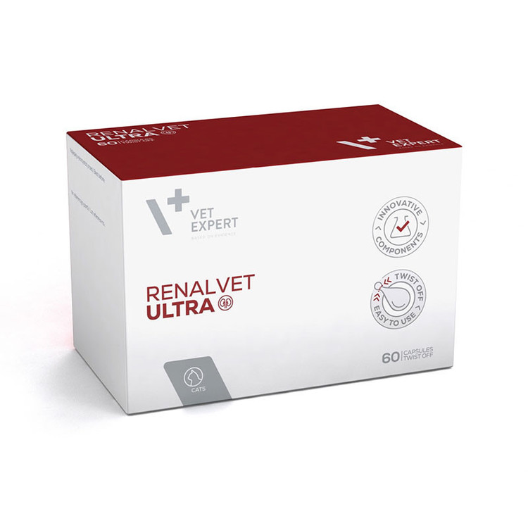 مکمل گربه وت اکسپرت مدل Vet Expert Renalvet Ultra بسته 10 عددی