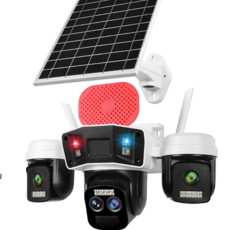 دوربین مداربسته پنل خورشیدی TZ1 OKAM PRO مدلSF4-OKAM 4GT1 OPTIC ZOOM15MPM