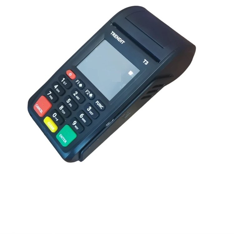 دستگاه کارتخوان بیسیم سیار آکبند 2G Wifi مدل Trendit T3