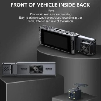 دوربین ثبت وقایع سه لنز خودرو فول اچدیSF-CAR 50 FULL HD
