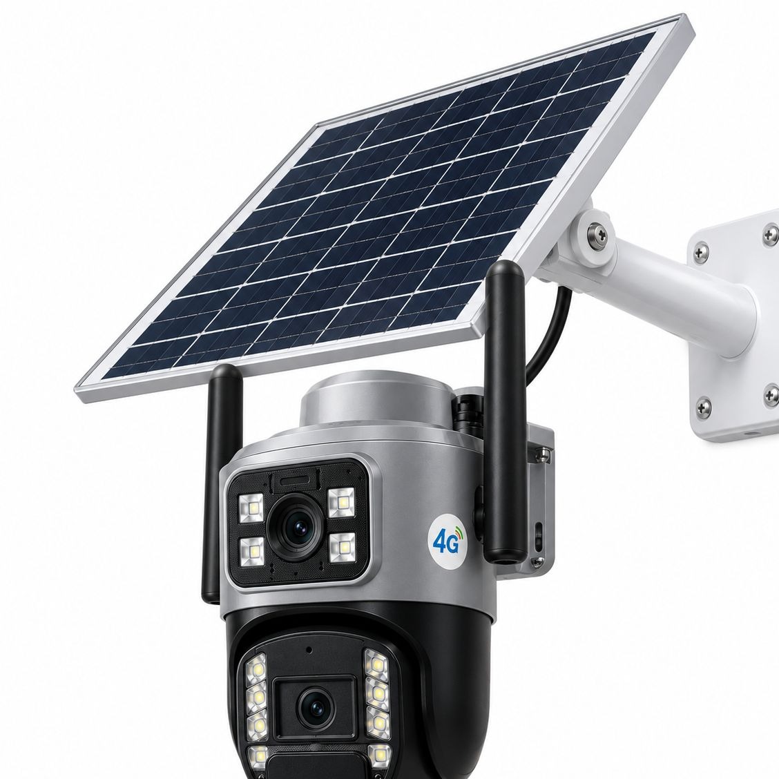 دوربین مداربسته دولنز پنل خورشیدی با انتقال تصویر فعال مدل SF4-SOLAR TA20 T2LENSE 8MP