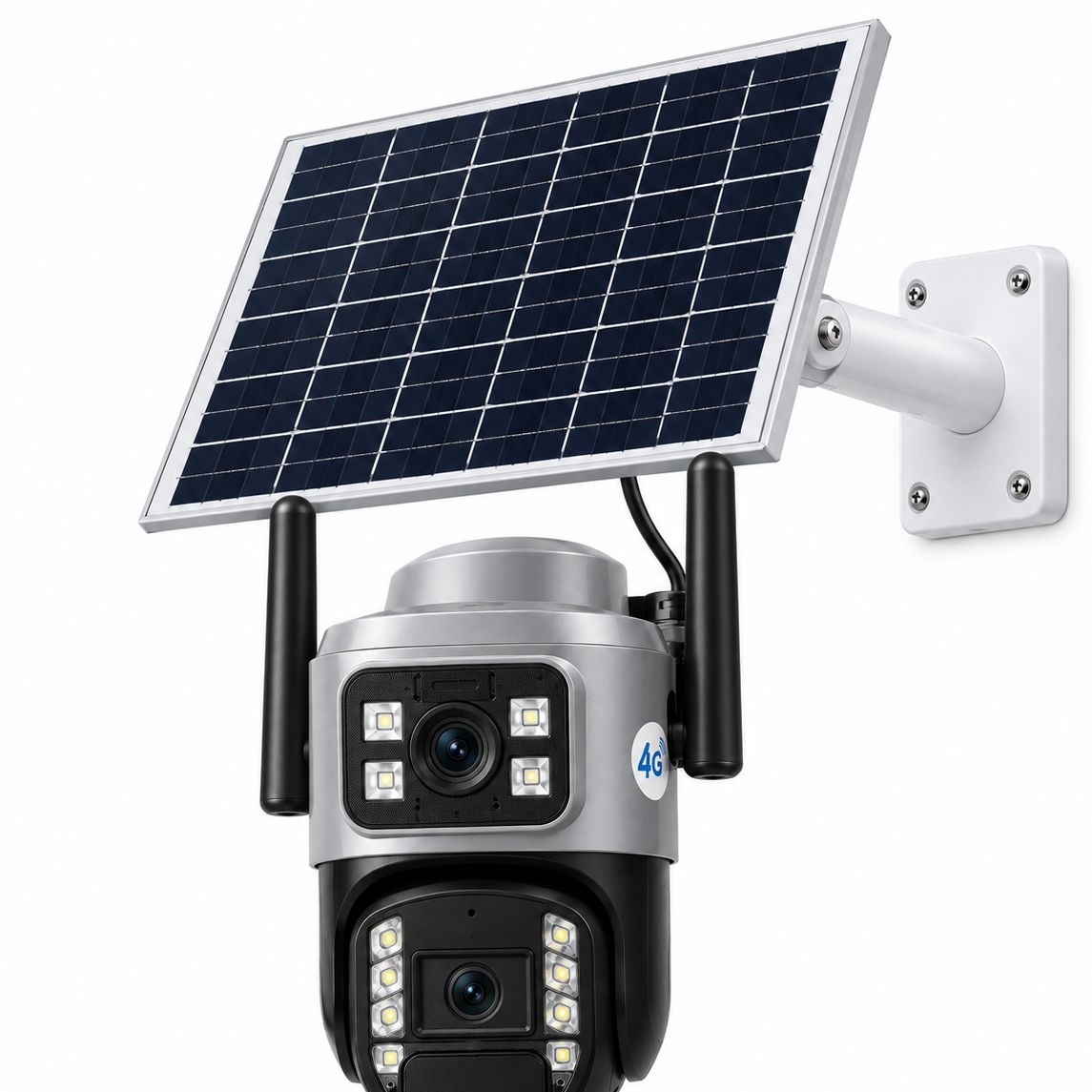 دوربین مداربسته دولنز پنل خورشیدی با انتقال تصویر فعال مدل SF4-SOLAR TA20 T2LENSE 8MP