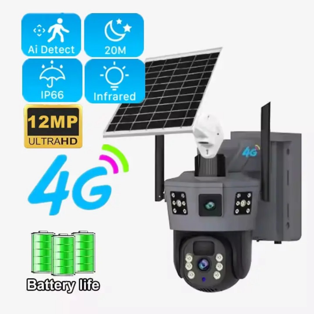 دوربین پنل خورشیدی بدون برق SF4-OKAM SOLAR 2lENSE 10MP