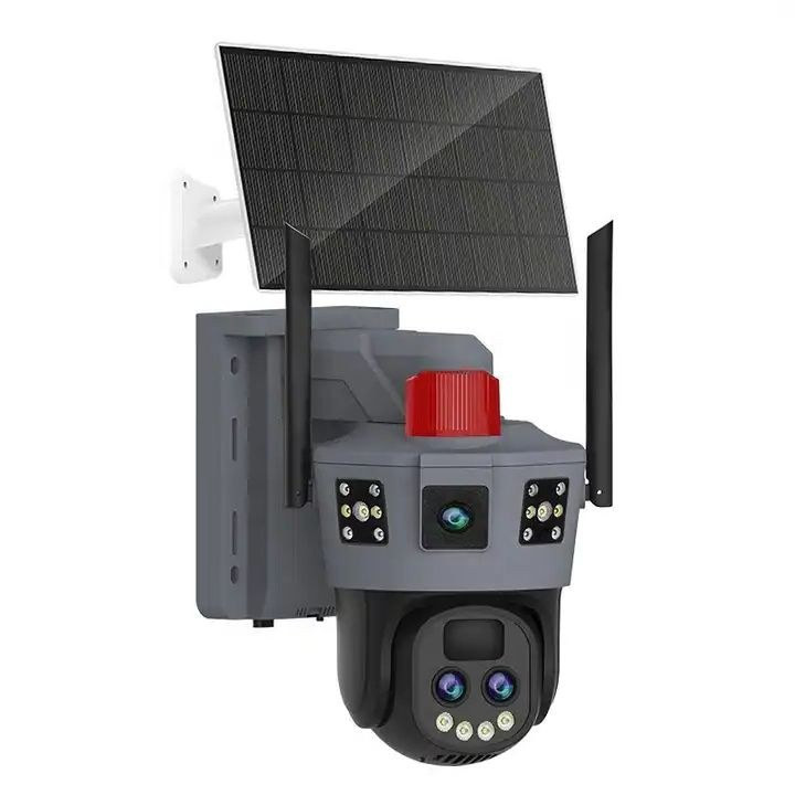 SF4-OKAM SOLAR 10X ZOOM 12MP دوربین پنل خورشیدی بدون برق اوکم سیمکارتی پلاک خوان