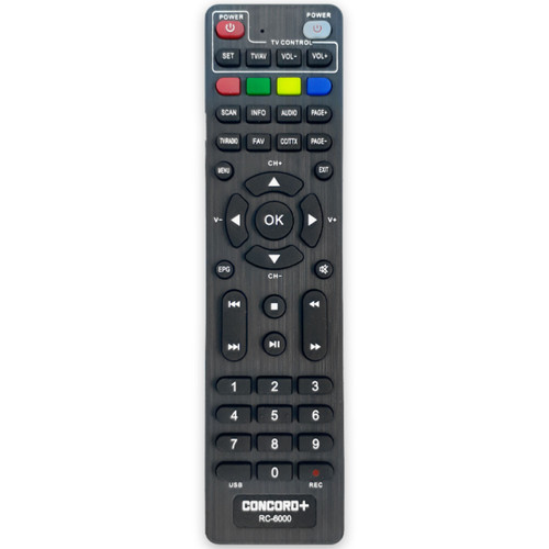کنترل گیرنده دیجیتال کنکورد پلاس CONCORD مدل RC - 6000