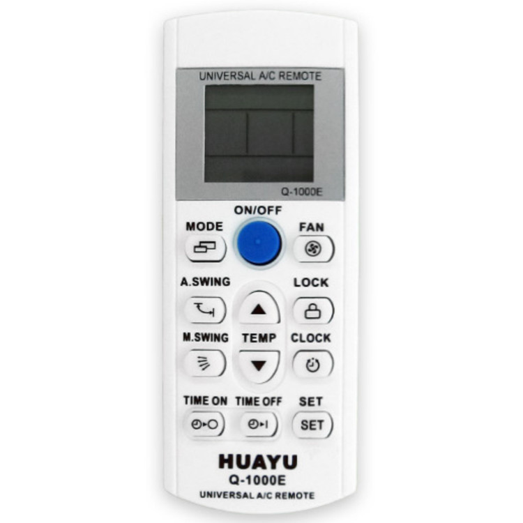 کنترل همه کاره کولر گازی هو آیو HUAYU مدل Q-1000 E