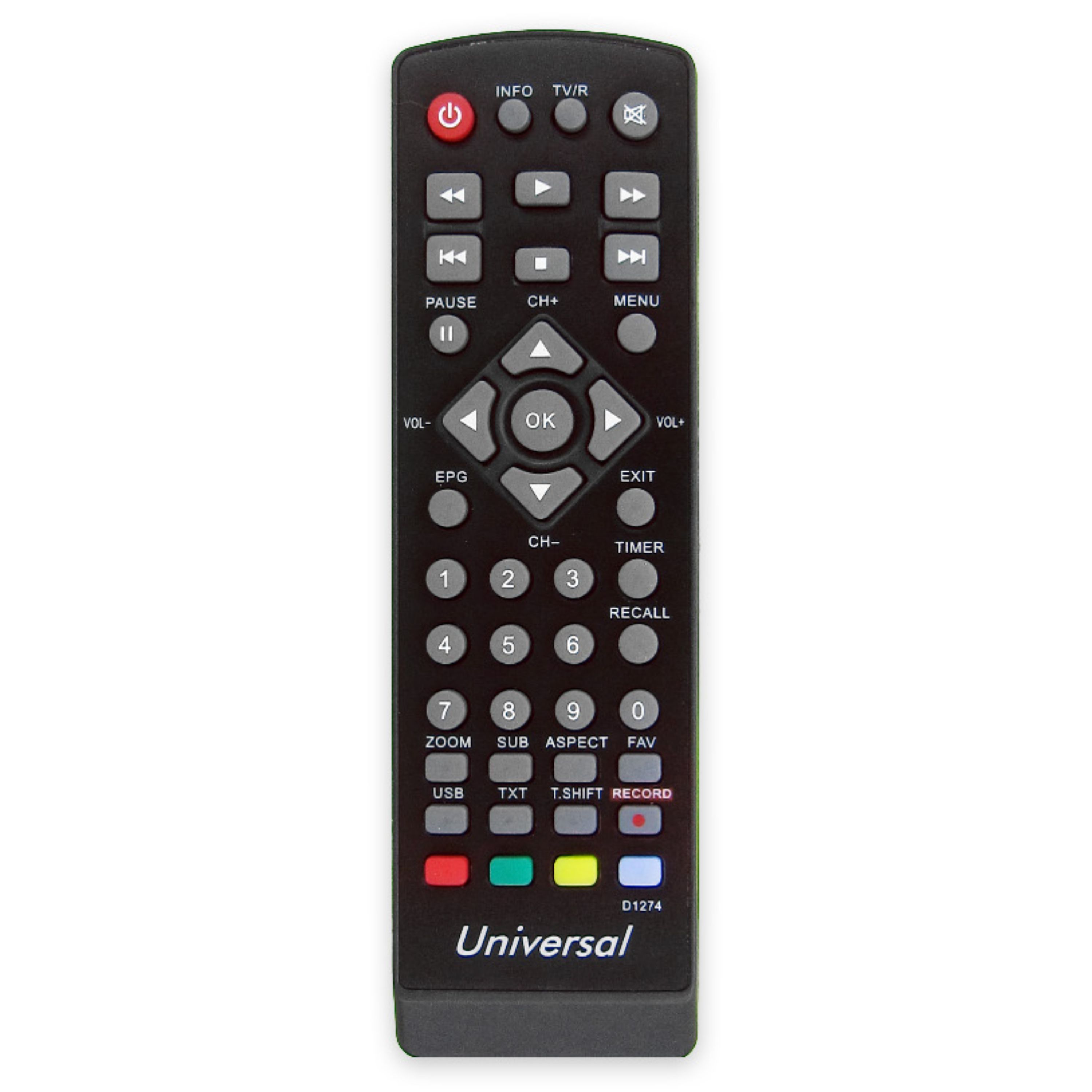 کنترل گیرنده دیجیتال همه کاره یو نیورسال UNIVERSAL مدل D 1274